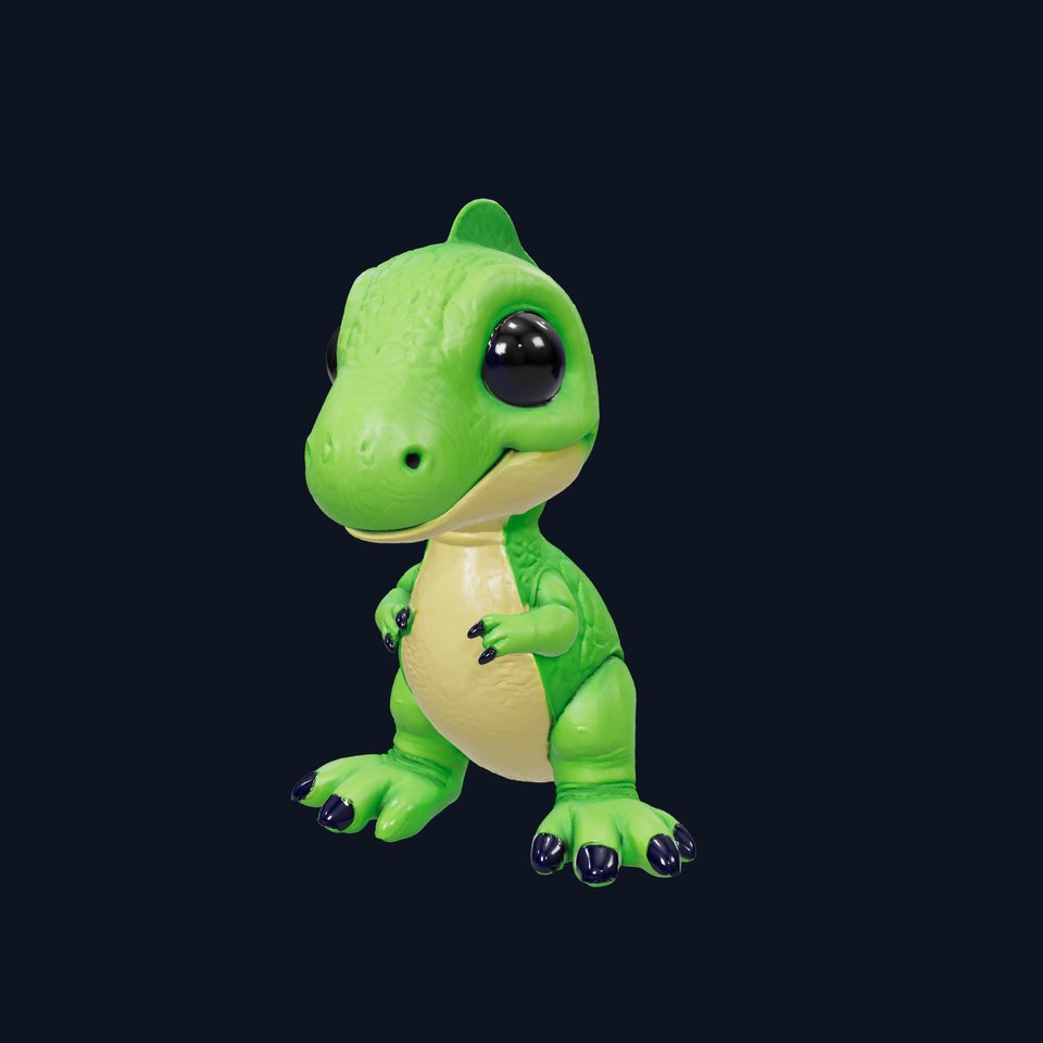 Cute Dinosaur model pack