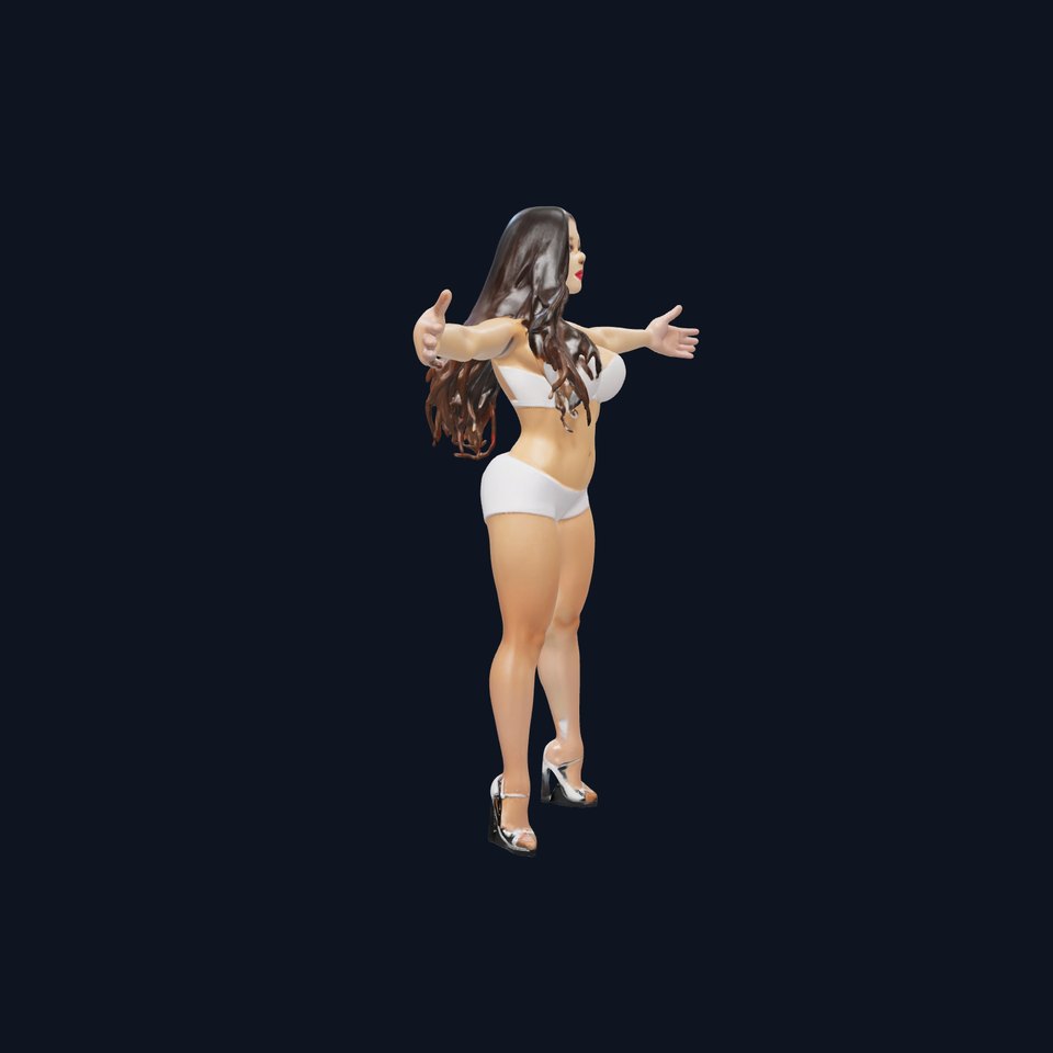 Elegant Model Human Figure model pack