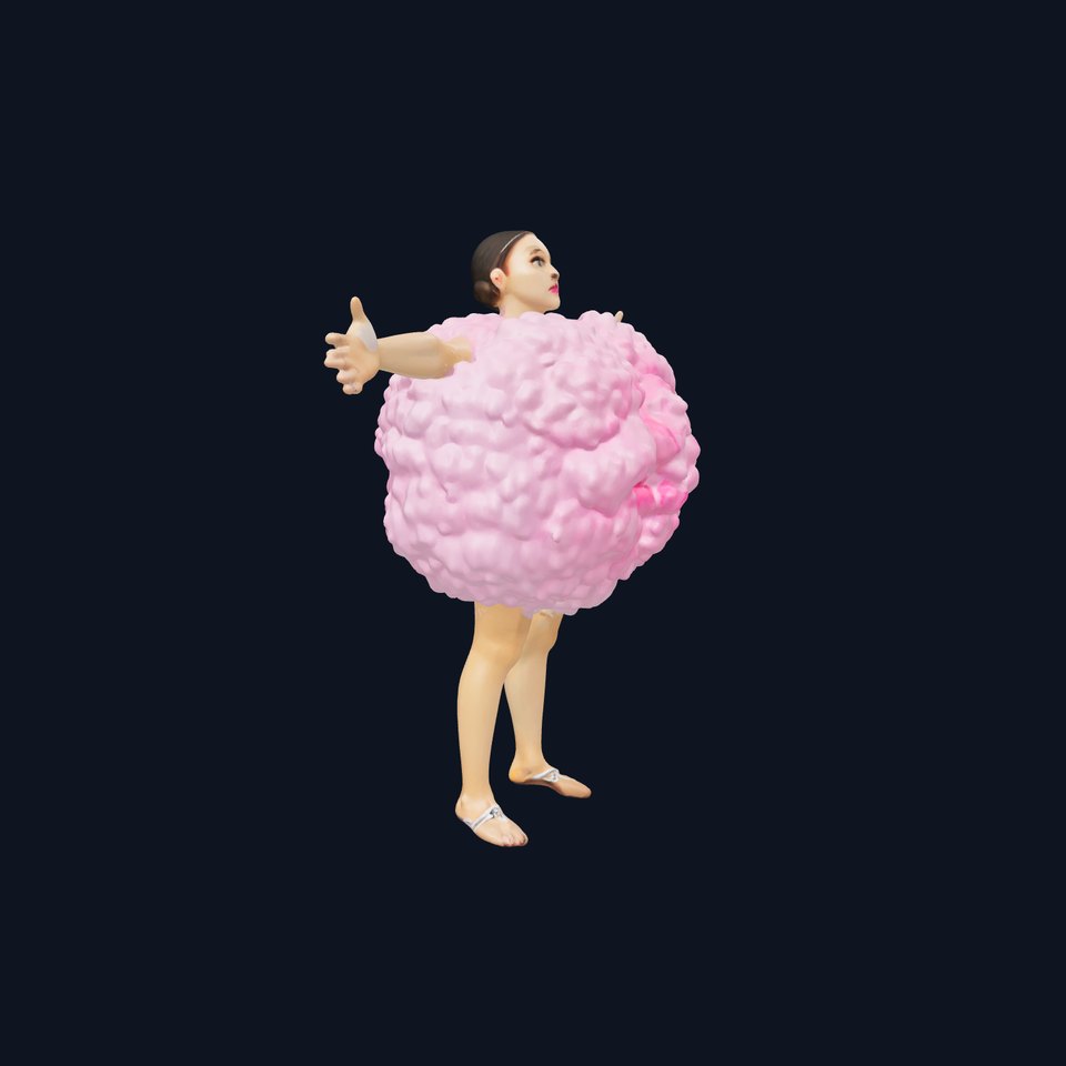 Pink Cloud Costume model pack