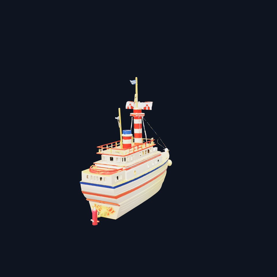 Colorful Toy Ship model pack