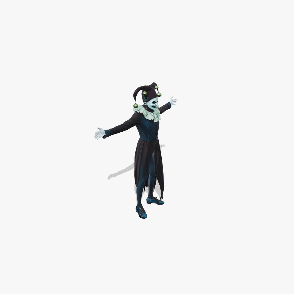 Dark Jester Costume model pack
