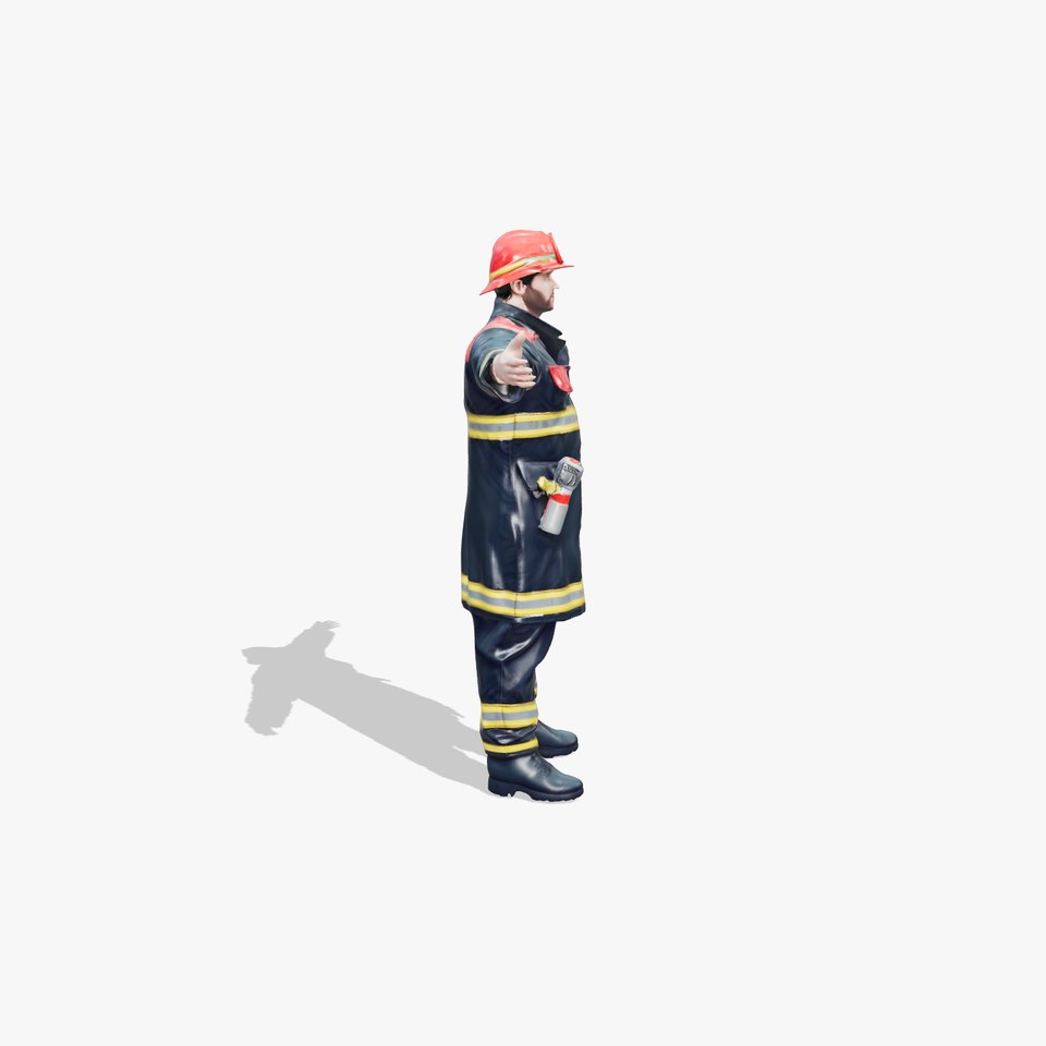 Firefighter Character model pack