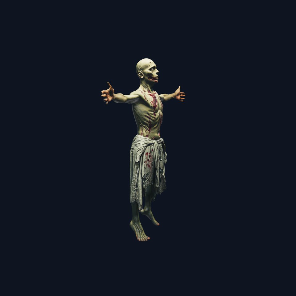 Zombie Survivor model pack