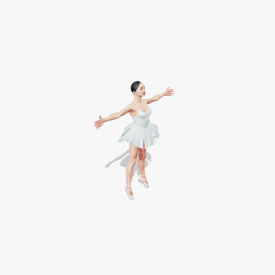 Elegant Ballet Dancer model pack