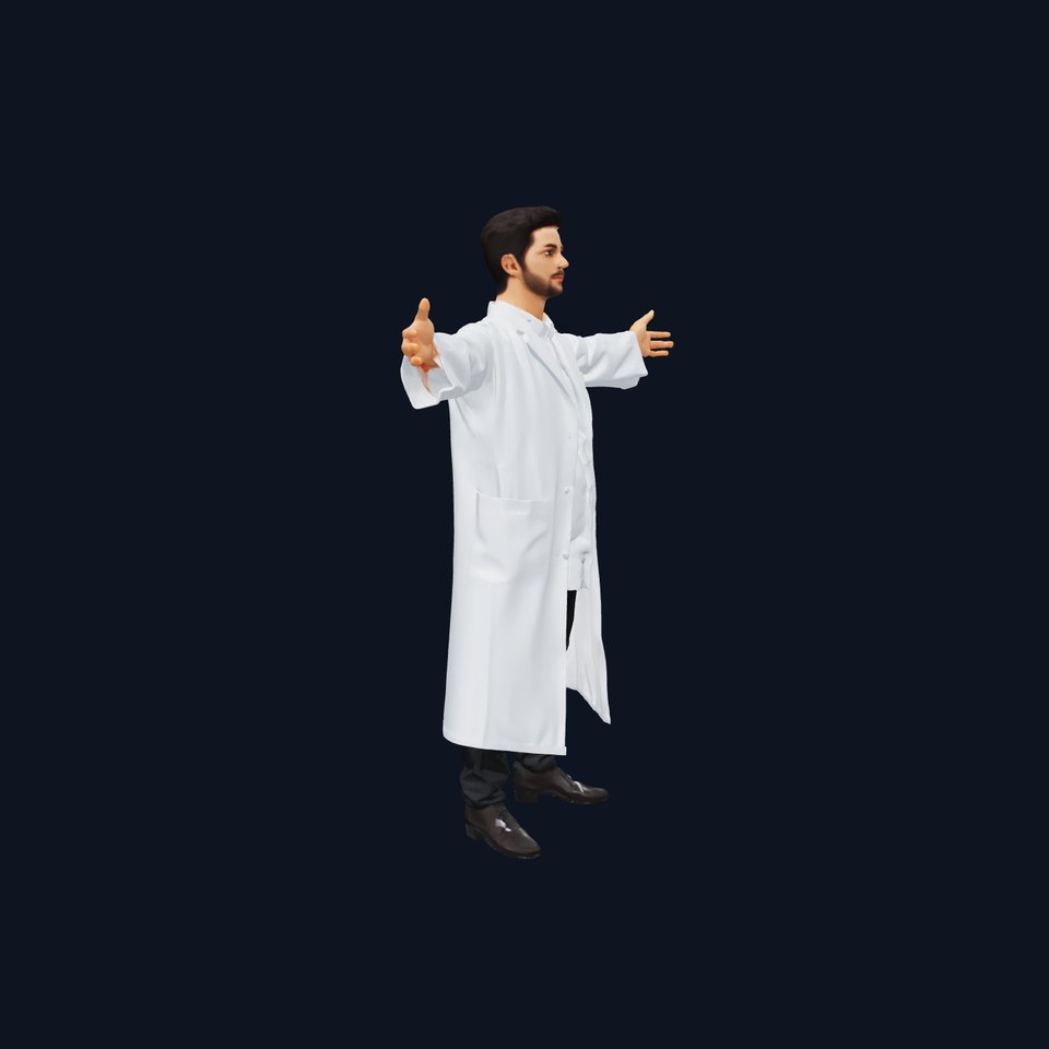 Professional Doctor model pack