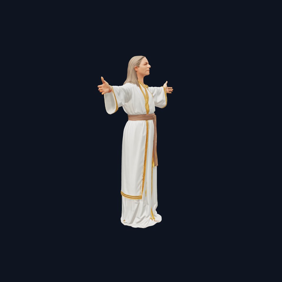 Serene Sage Robe model pack