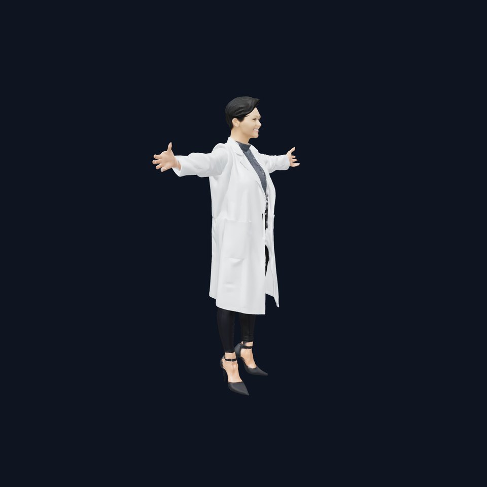 Professional Lab Coat model pack
