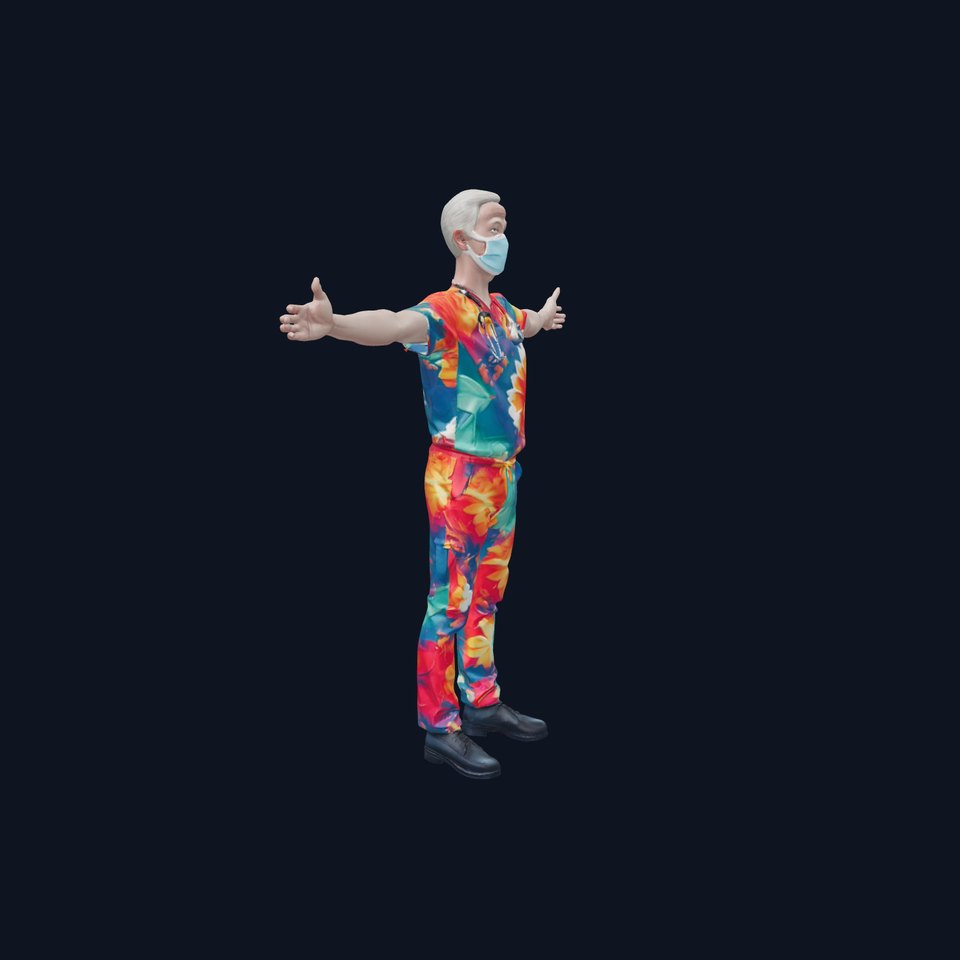 Vibrant Medical Attire model pack