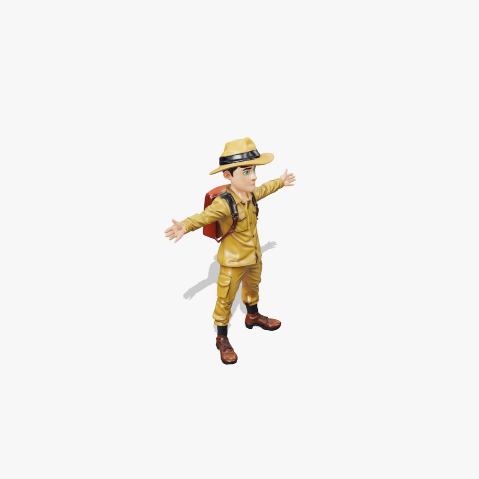 Explorer Scout Uniform model pack