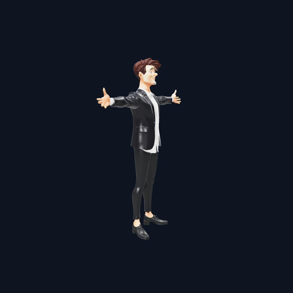 Stylish Suit Character model pack