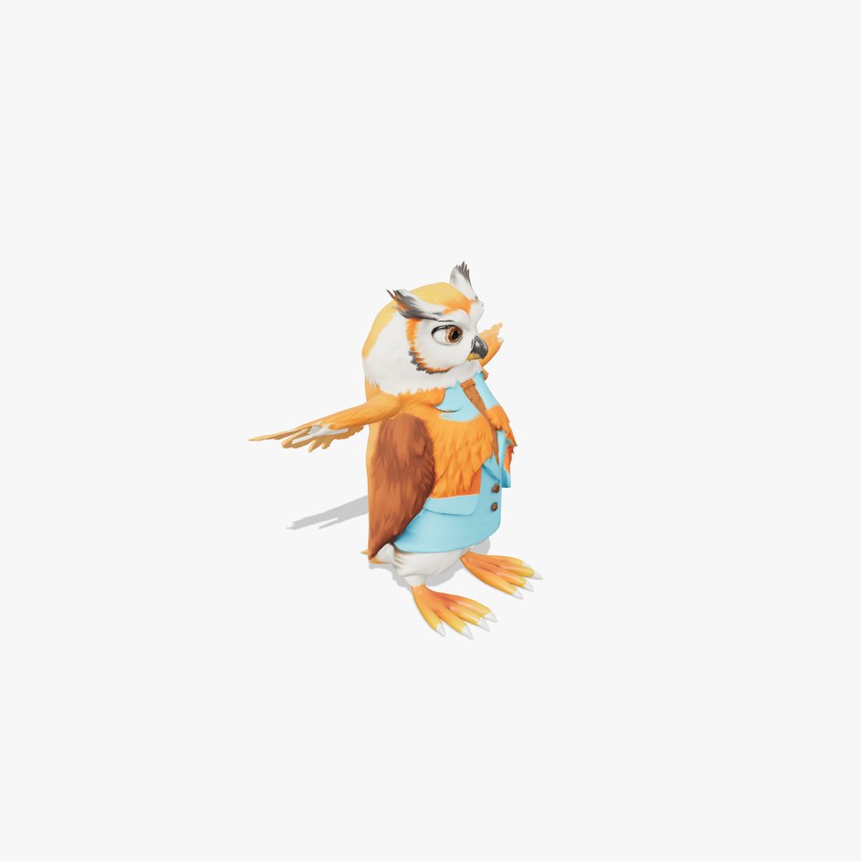 Charming Owl Attire model pack