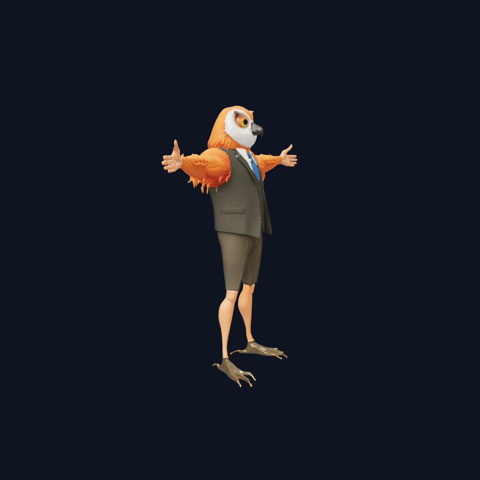 Owl Business Suit model pack