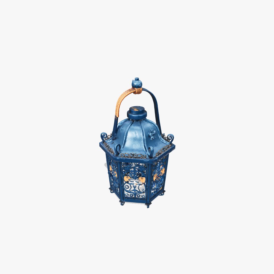 Ornate Iron Lantern model pack