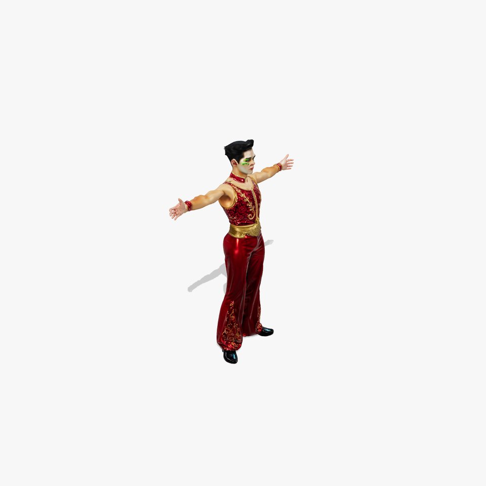 Vibrant Circus Performer model pack