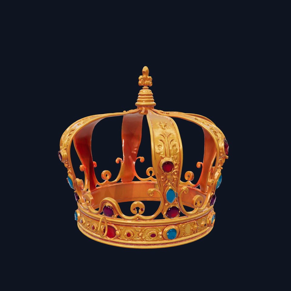 Royal Gold Crown model pack