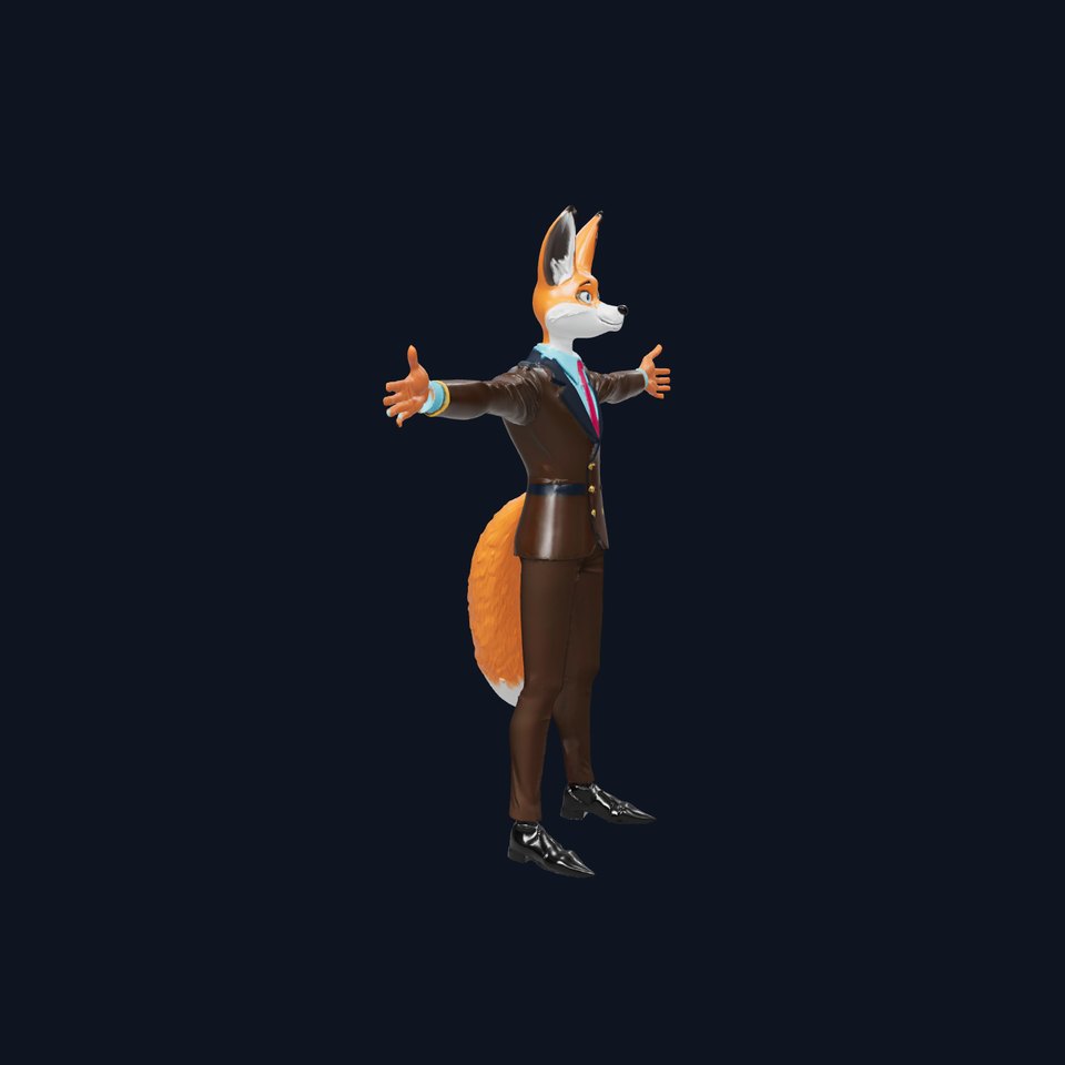 Dapper Fox Suit model pack