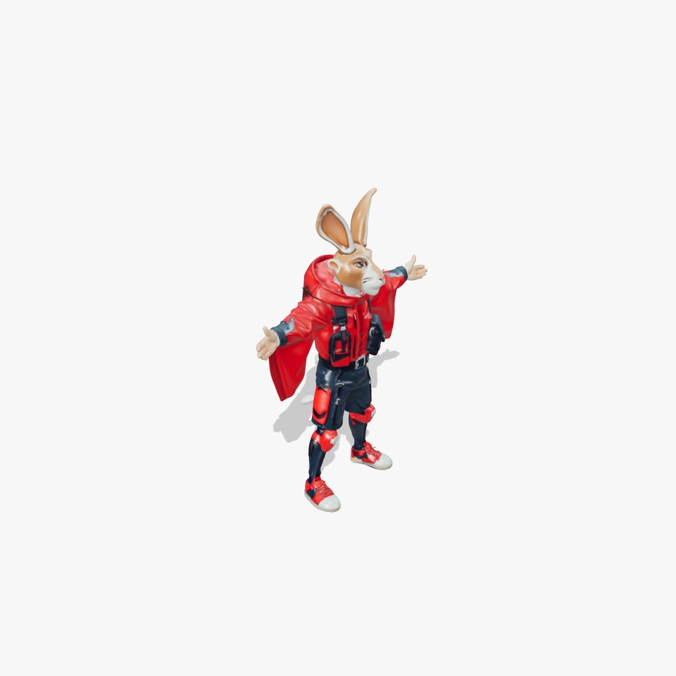 Red Hooded Rabbit model pack