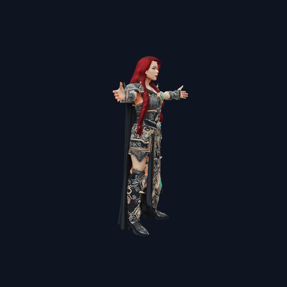 Warrior Princess Armor model pack