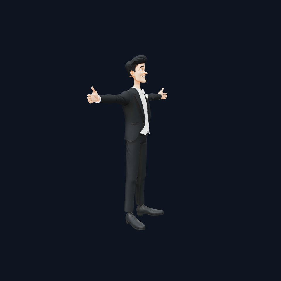 Stylish Groom Character model pack