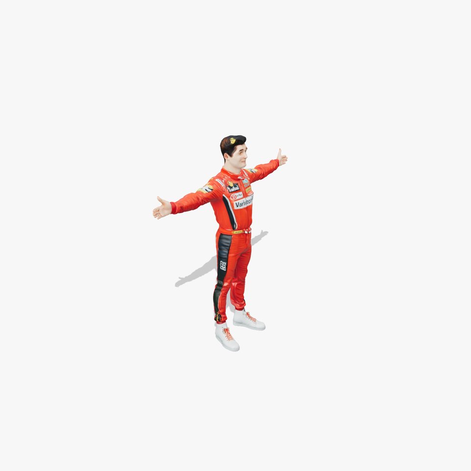 Race Car Driver Uniform model pack