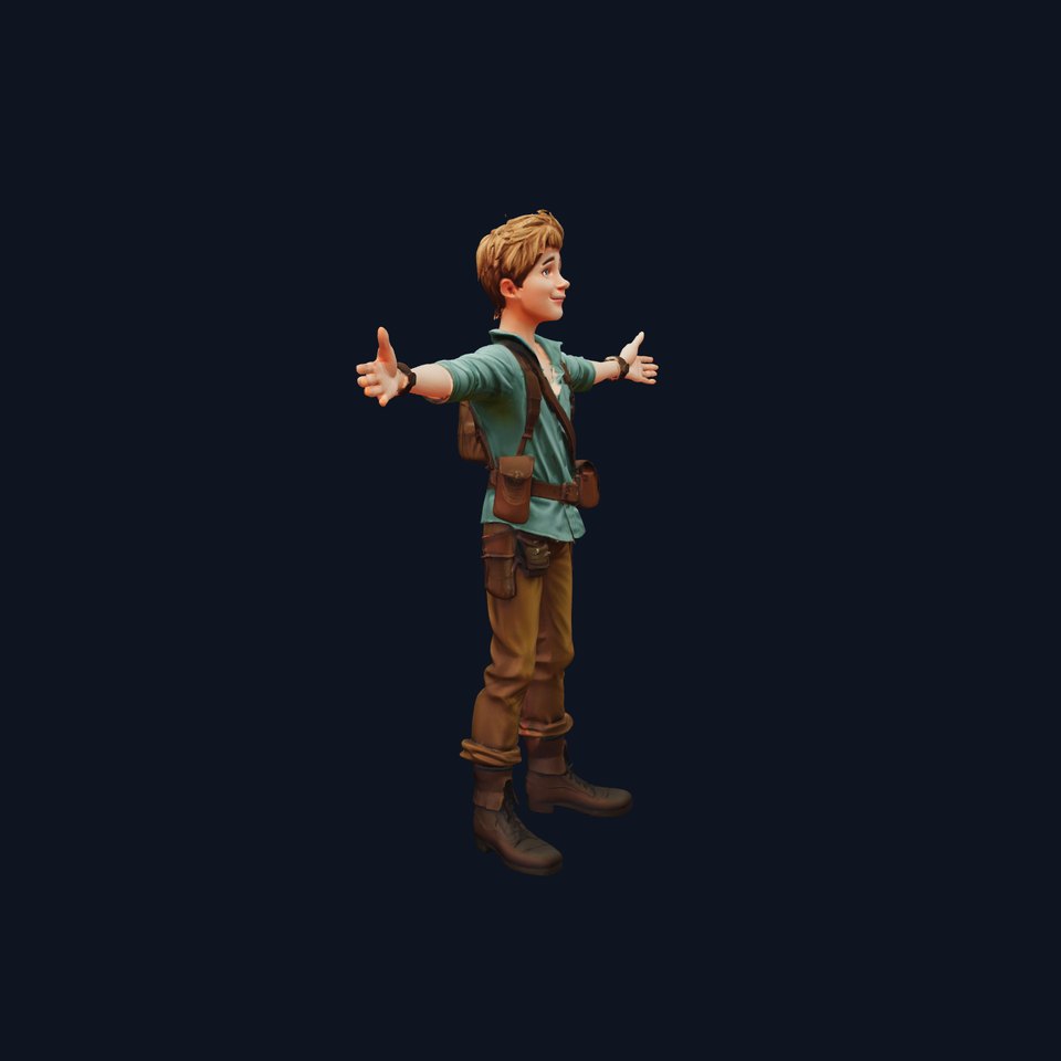 Adventurous Explorer Character model pack