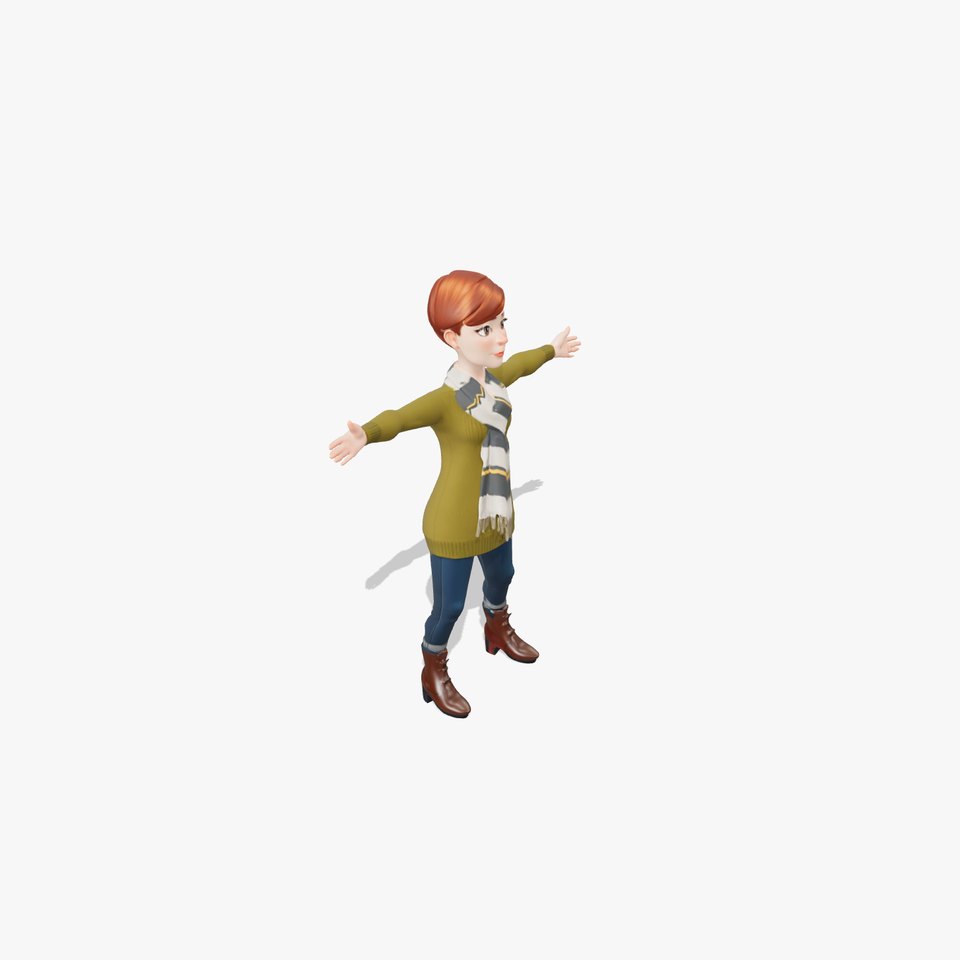 Librarian Character Style model pack