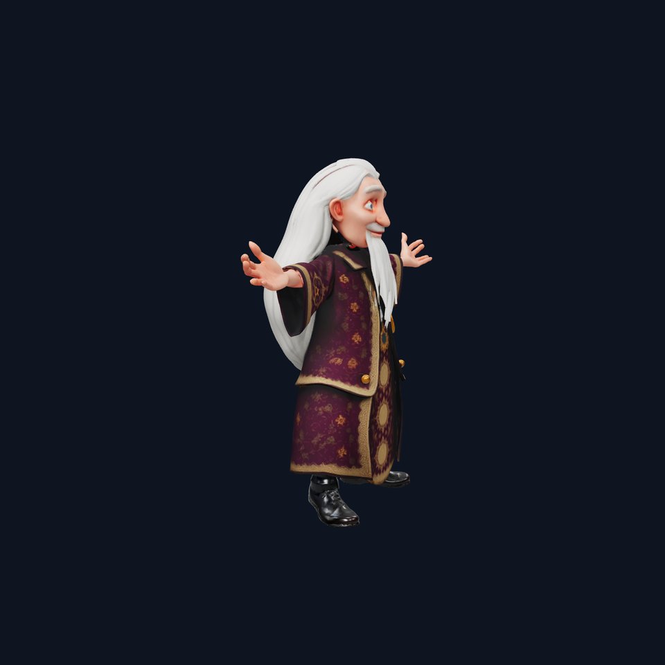 Wise Wizard Character model pack