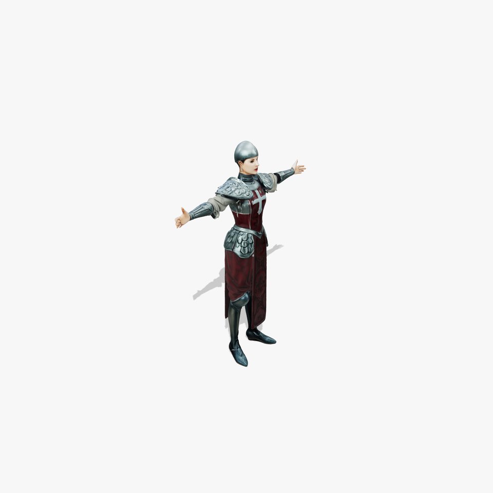 Crimson Knight Armor model pack