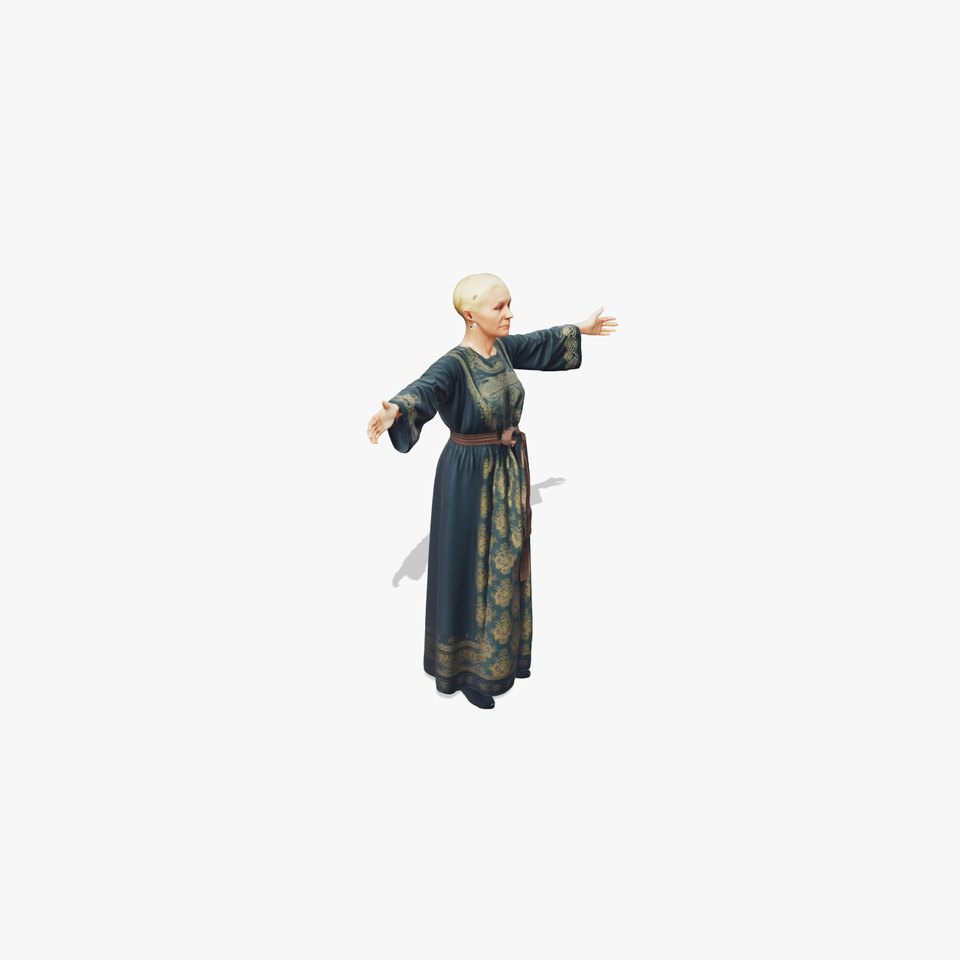 Vintage Cleric Garb model pack