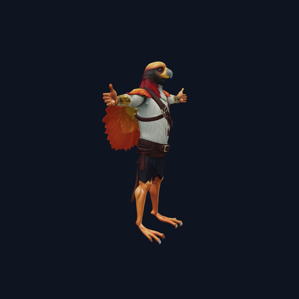 Eagle Warrior Character model pack