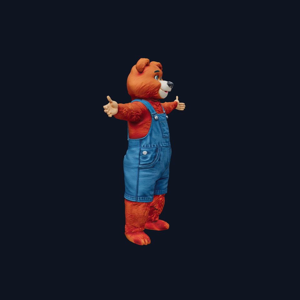 Warm Teddy Bear model pack