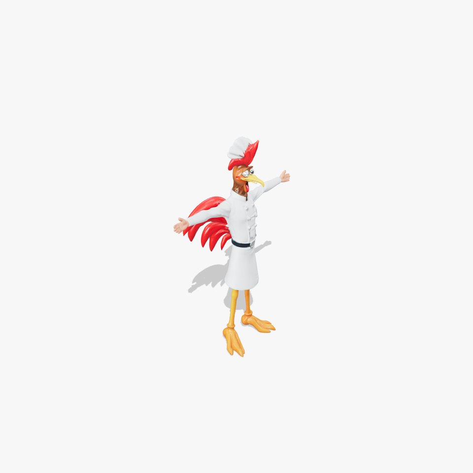 Chef Rooster Character model pack