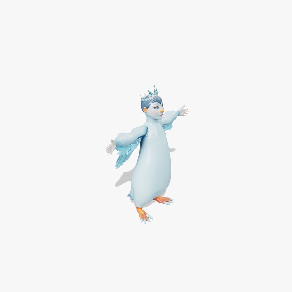 Frosty Penguin Princess model pack
