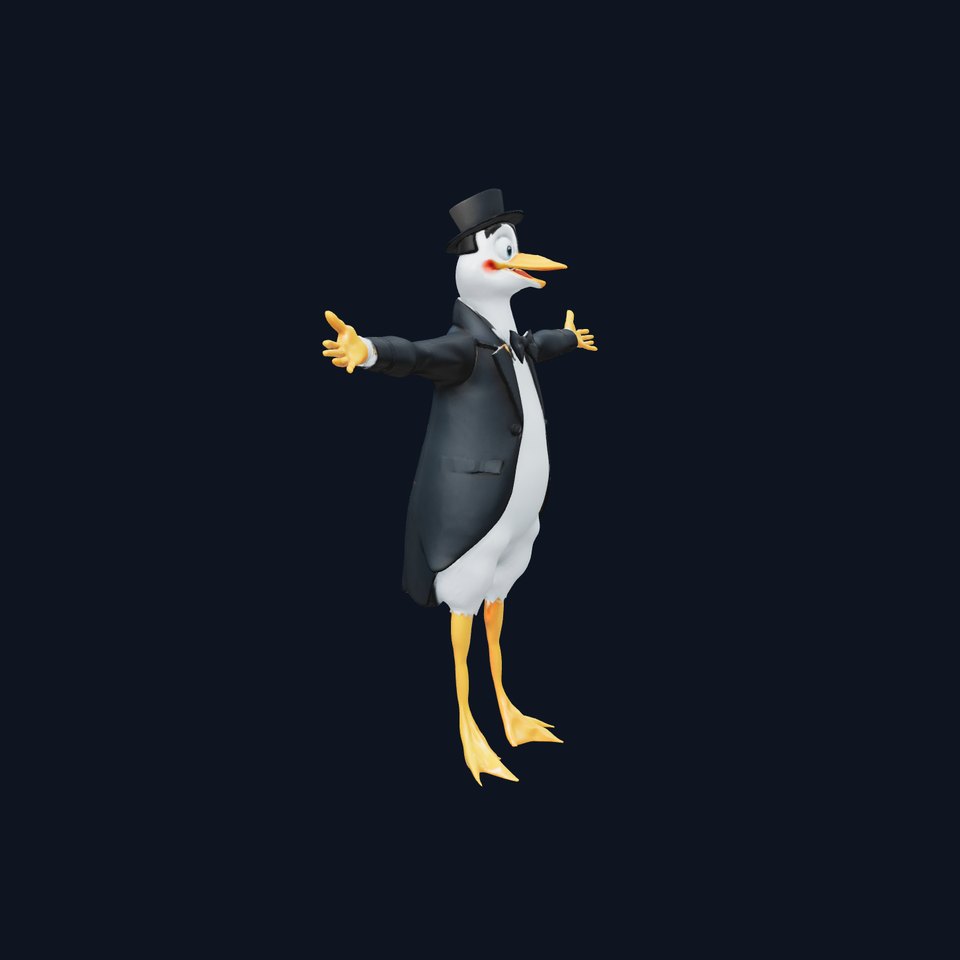 Dapper Penguin model pack
