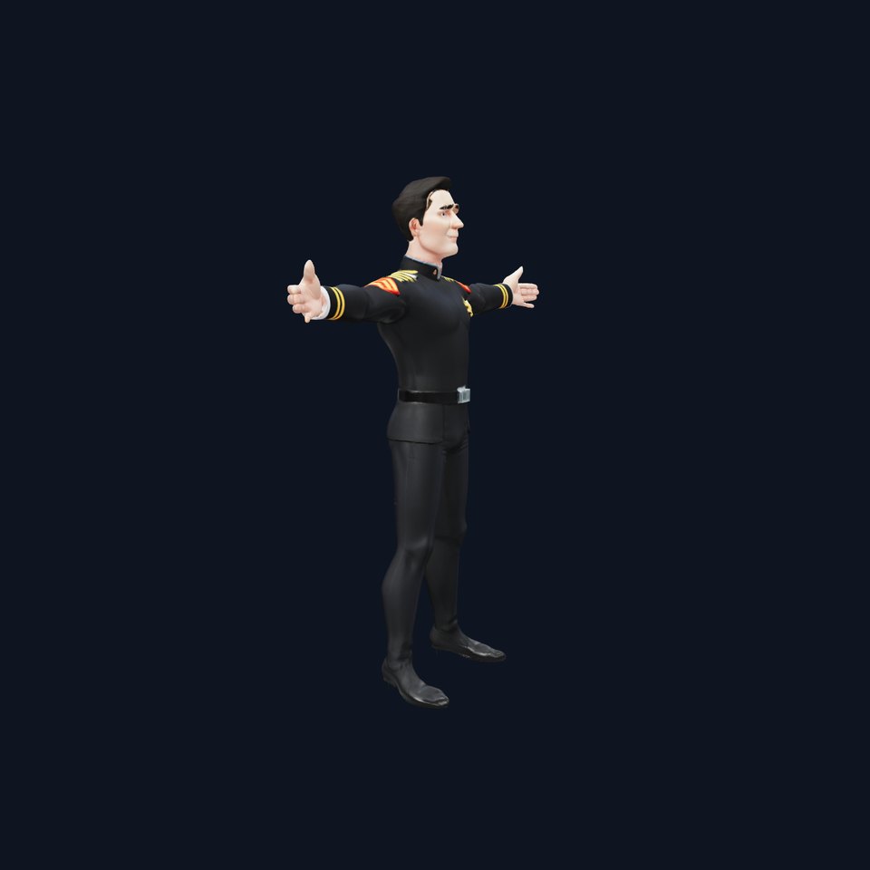 Officer Uniform model pack