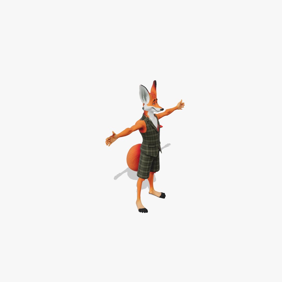 Charming Fox Character model pack