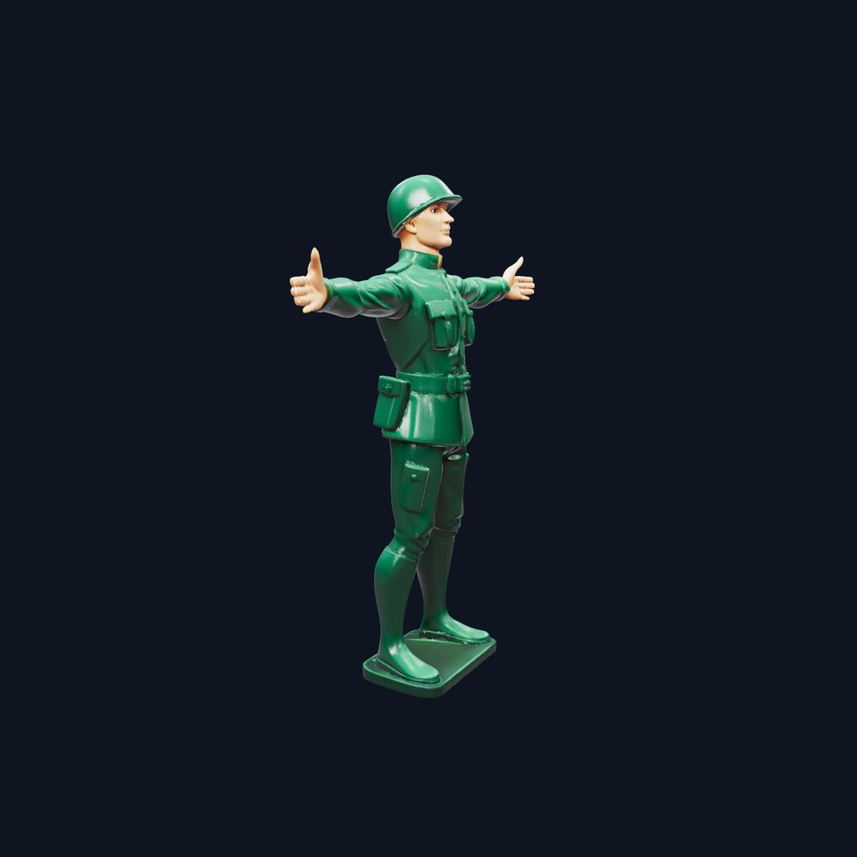 Classic Green Soldier model pack