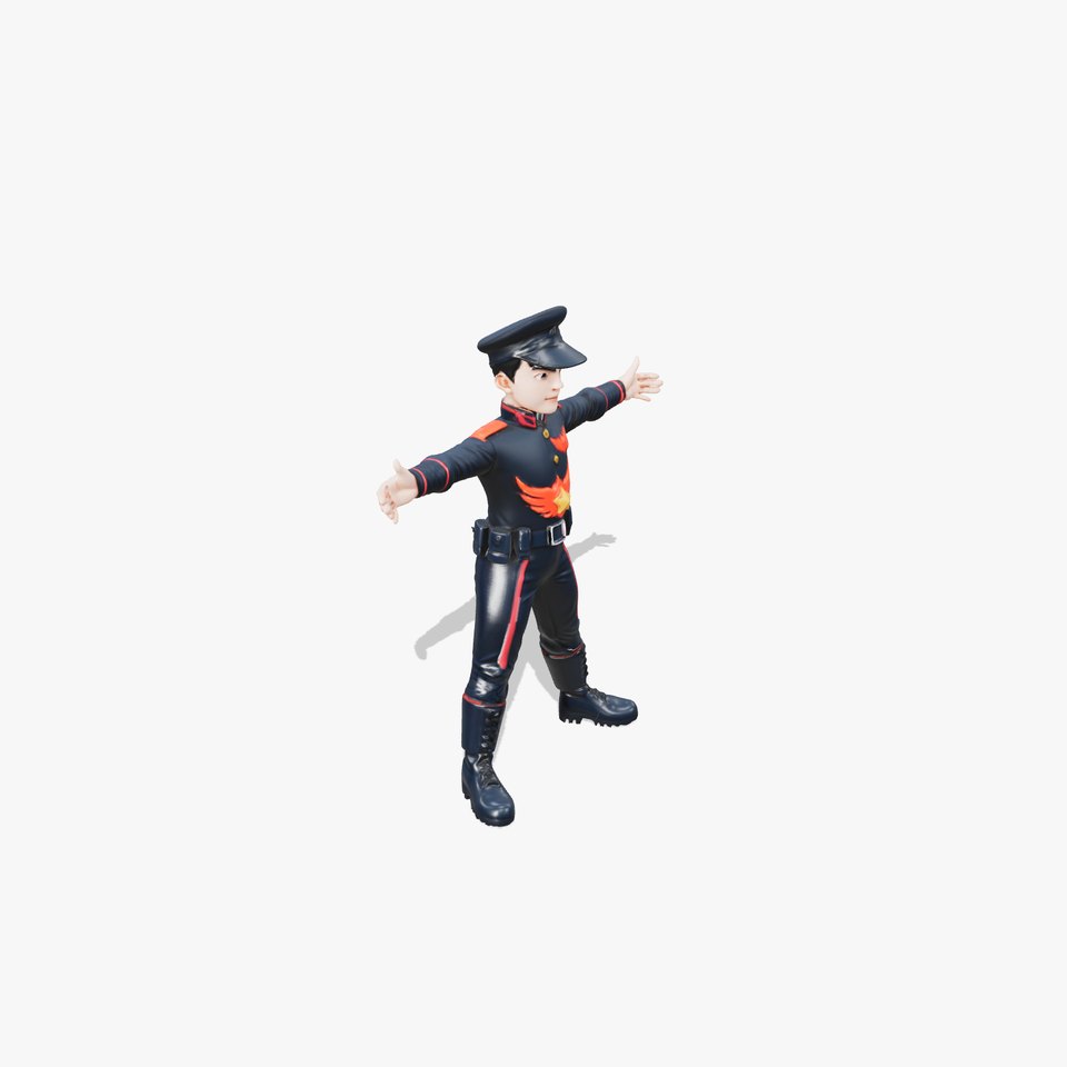 Regal Officer Uniform model pack