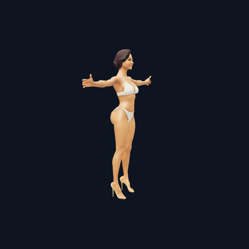 Elegant Bikini Model Pack