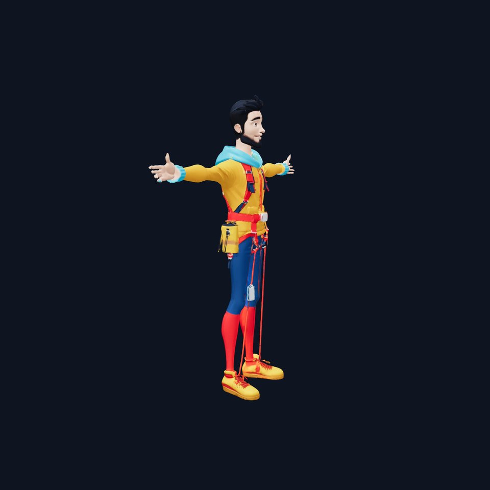 Adventurous Climber Outfit model pack