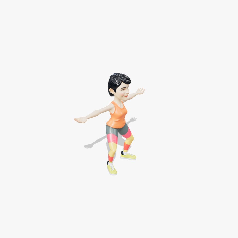 Dynamic Fitness Trainer model pack