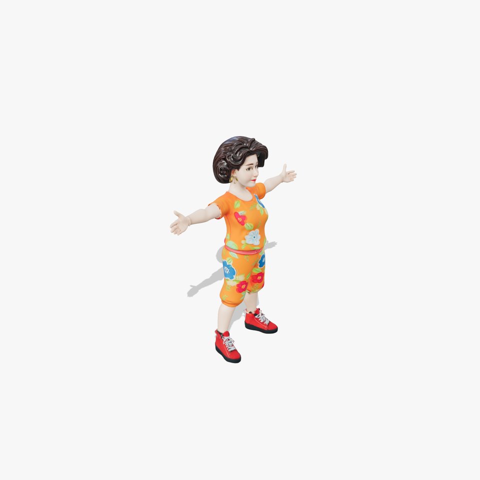 Floral Attire Character model pack