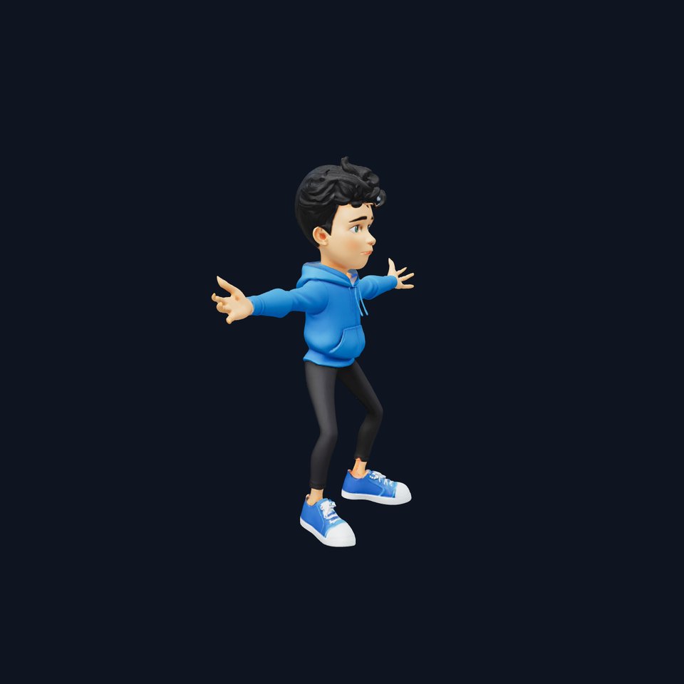 Stylish Boy Character model pack