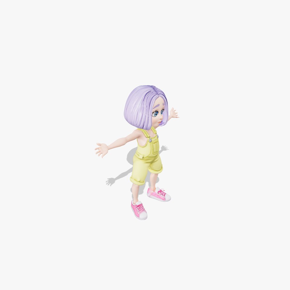 Lively Lilac Character model pack