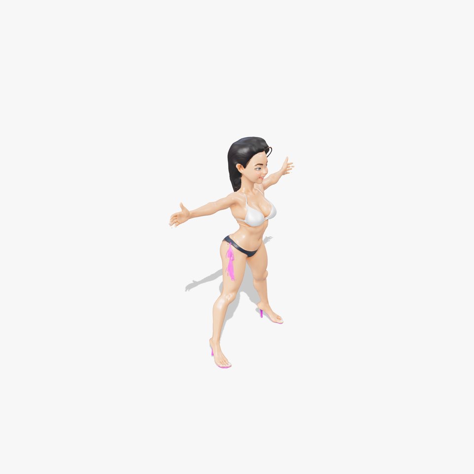 Beachwear Character model pack