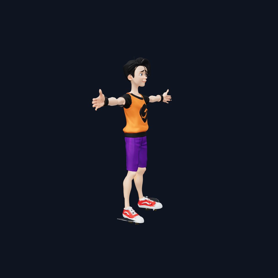 Skater Boy Character model pack