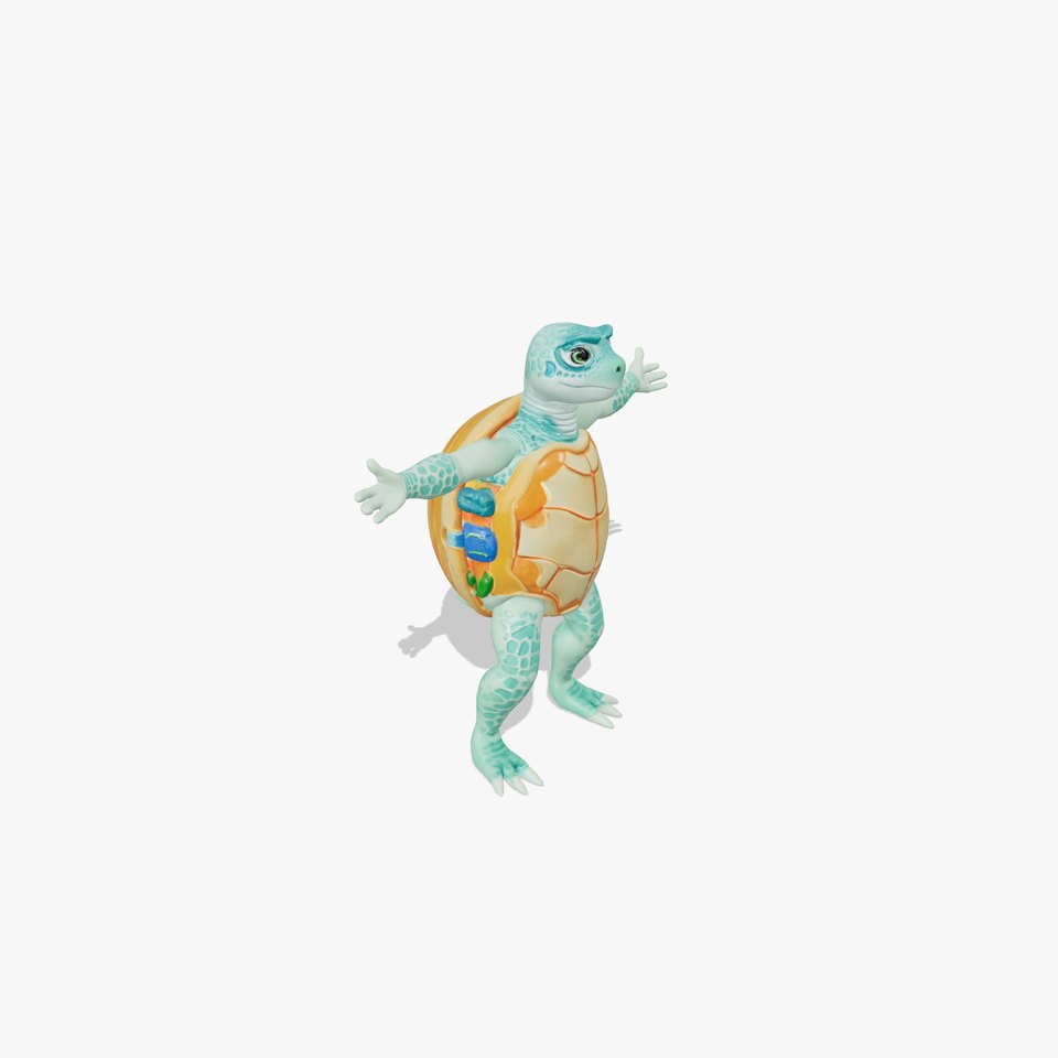 Charming Turtle Character model pack