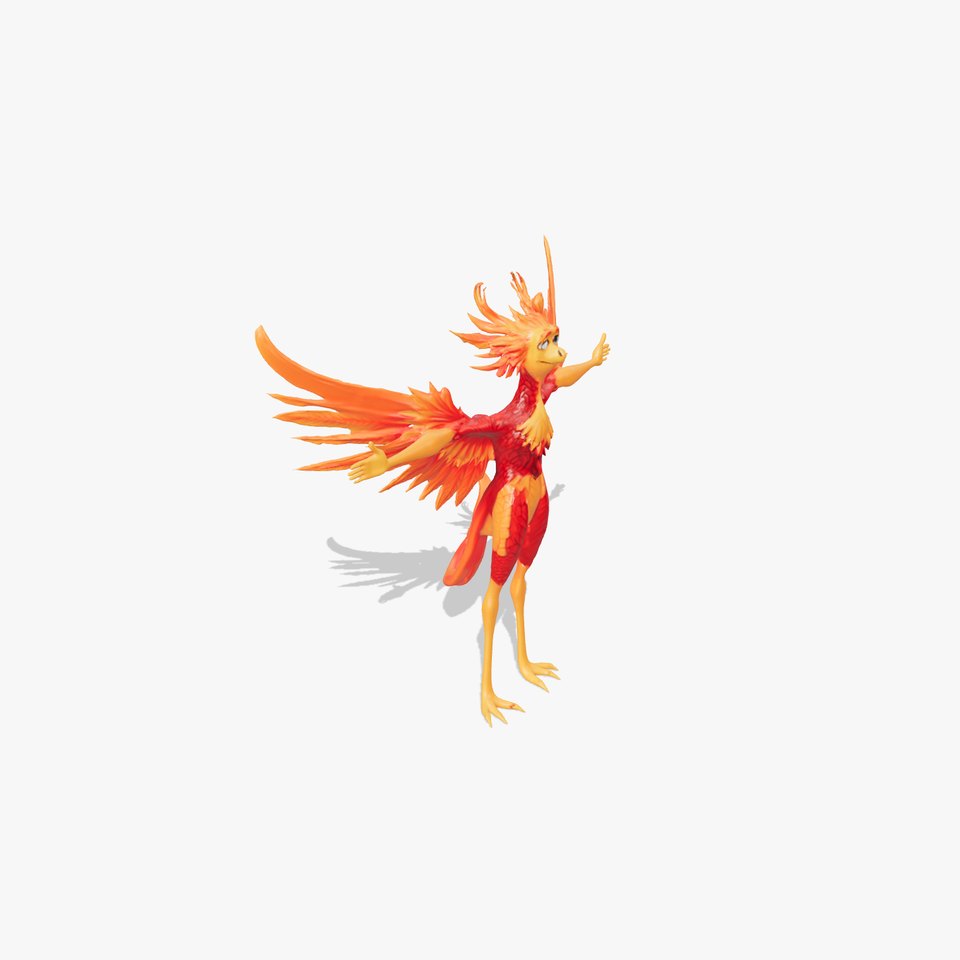 Fiery Phoenix Creature model pack