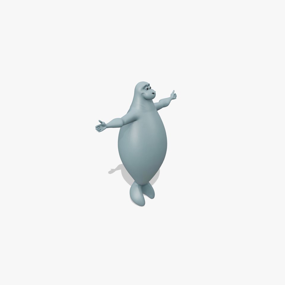 Playful Seal Character model pack