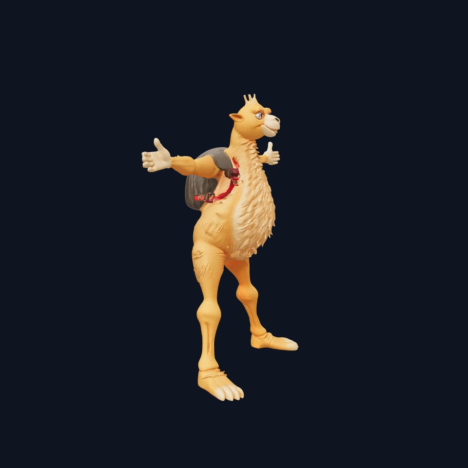 Adventure Camel Character model pack